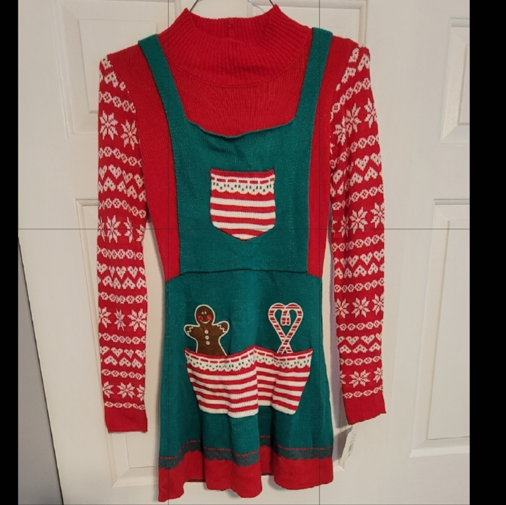 NWT Christmas Sweater Dress